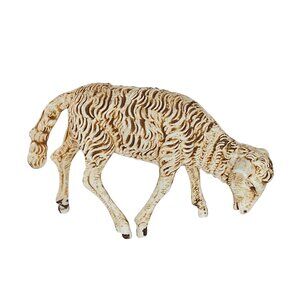 Vintage Fontanini Italy Sheep Lamb Figurine Grazing Plastic